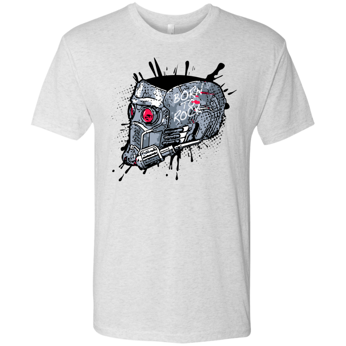 T-Shirts Heather White / Small Born to Rock Men's Triblend T-Shirt