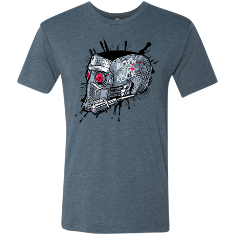T-Shirts Indigo / Small Born to Rock Men's Triblend T-Shirt