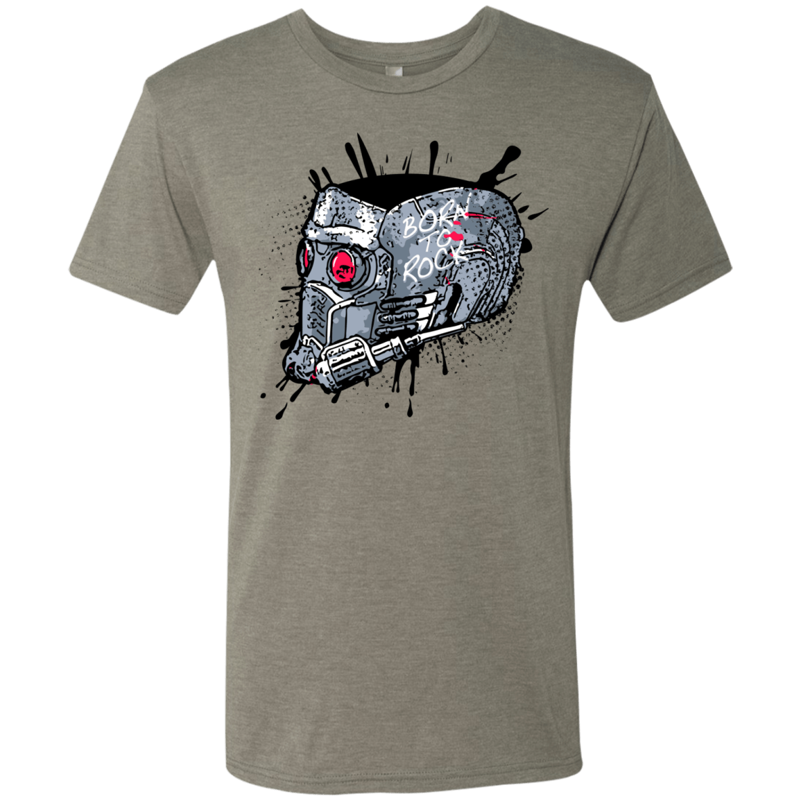 T-Shirts Venetian Grey / Small Born to Rock Men's Triblend T-Shirt