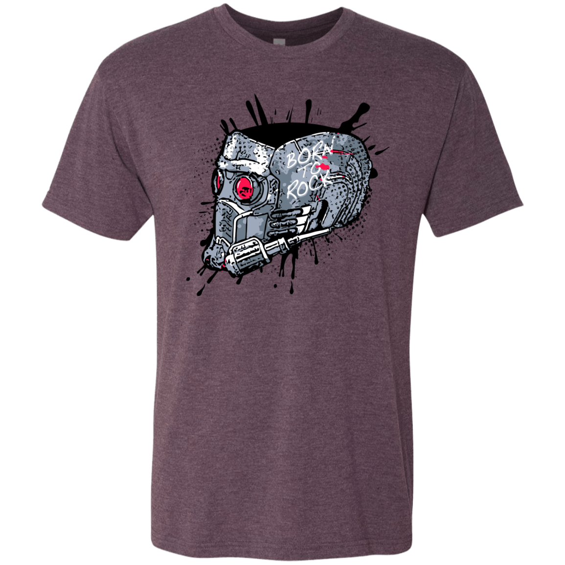 T-Shirts Vintage Purple / Small Born to Rock Men's Triblend T-Shirt