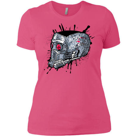 T-Shirts Hot Pink / X-Small Born to Rock Women's Premium T-Shirt