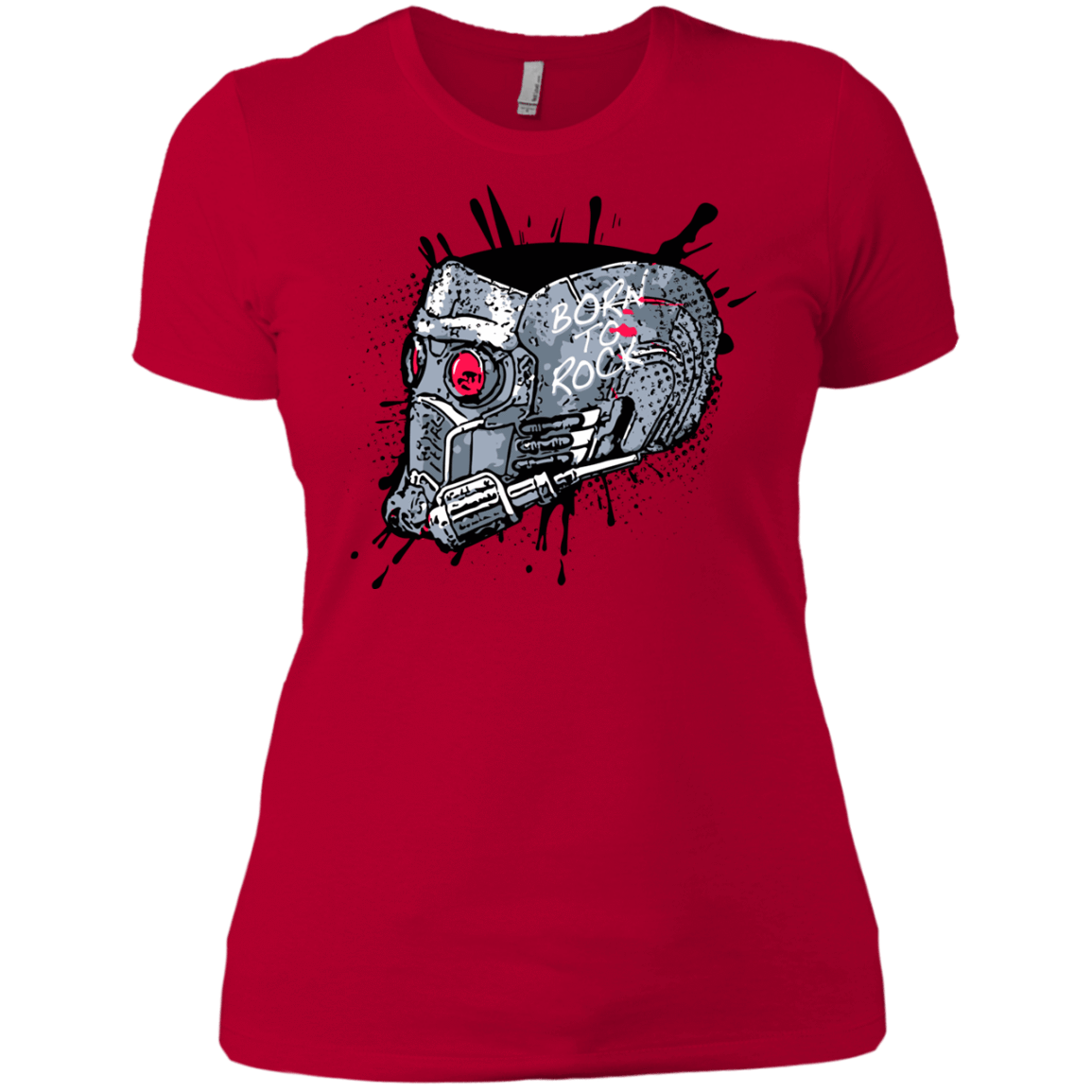T-Shirts Red / X-Small Born to Rock Women's Premium T-Shirt