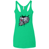 T-Shirts Envy / X-Small Born to Rock Women's Triblend Racerback Tank