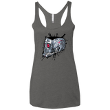 T-Shirts Premium Heather / X-Small Born to Rock Women's Triblend Racerback Tank