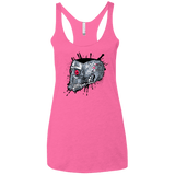 T-Shirts Vintage Pink / X-Small Born to Rock Women's Triblend Racerback Tank