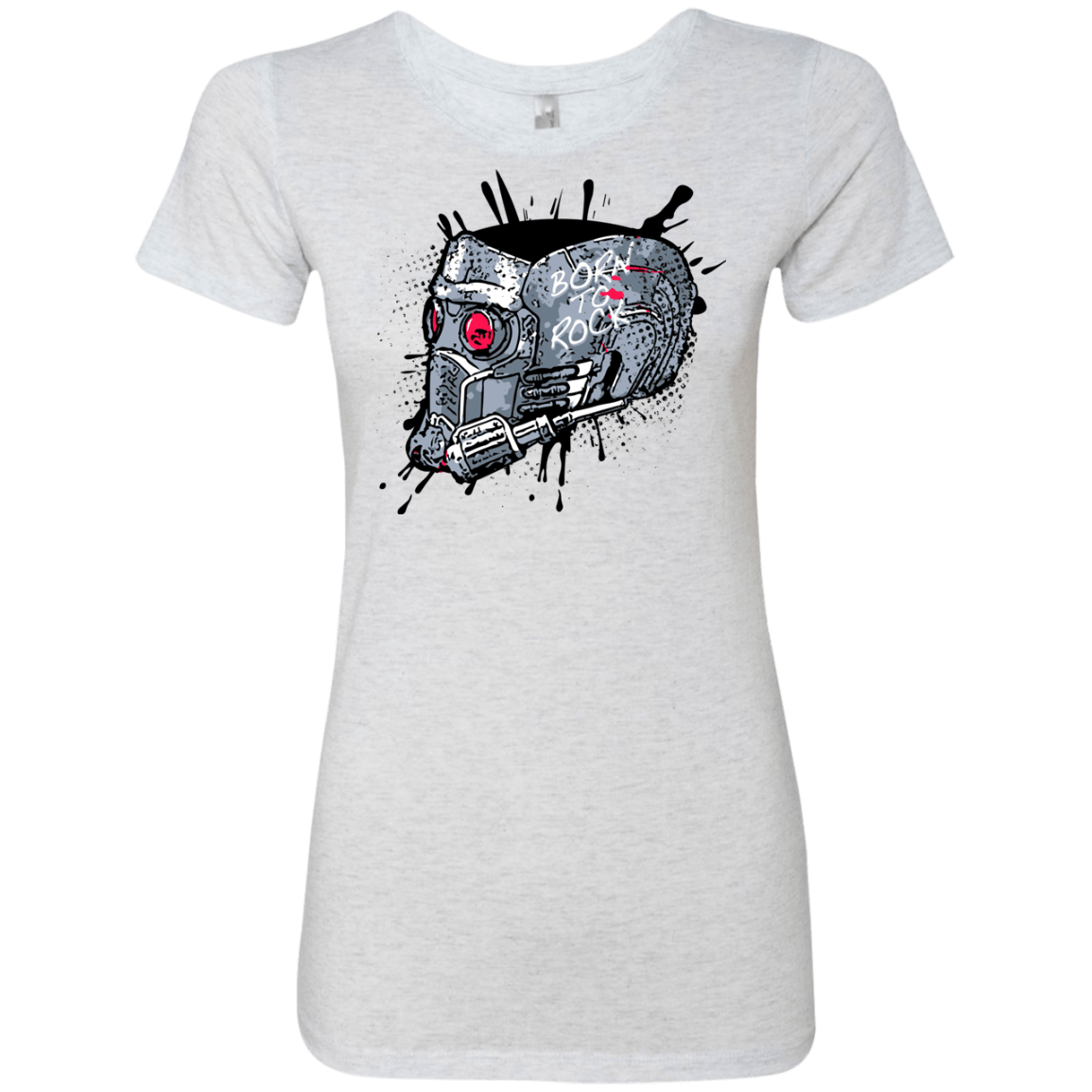 T-Shirts Heather White / Small Born to Rock Women's Triblend T-Shirt