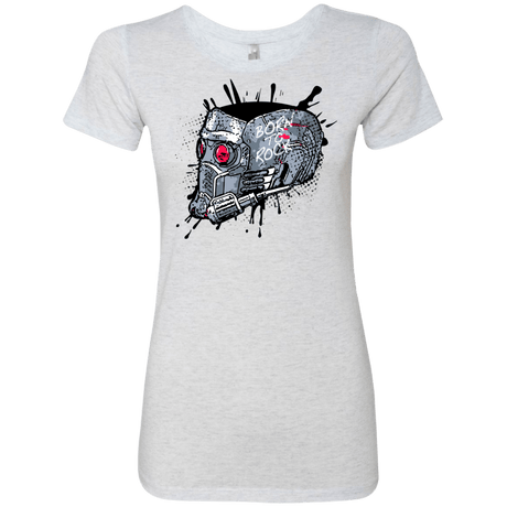 T-Shirts Heather White / Small Born to Rock Women's Triblend T-Shirt