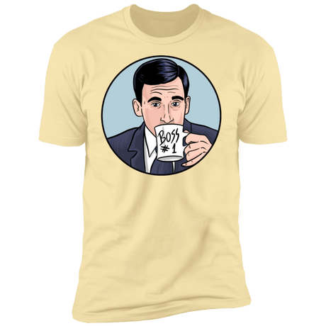 T-Shirts Banana Cream / S Boss Number 1 Men's Premium T-Shirt