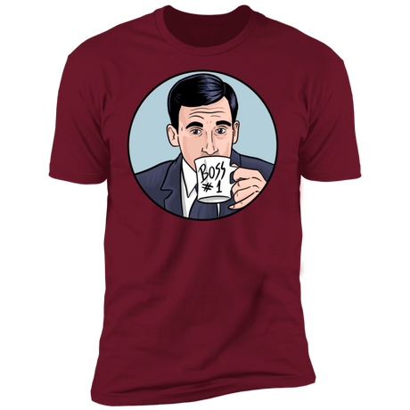 T-Shirts Cardinal / S Boss Number 1 Men's Premium T-Shirt