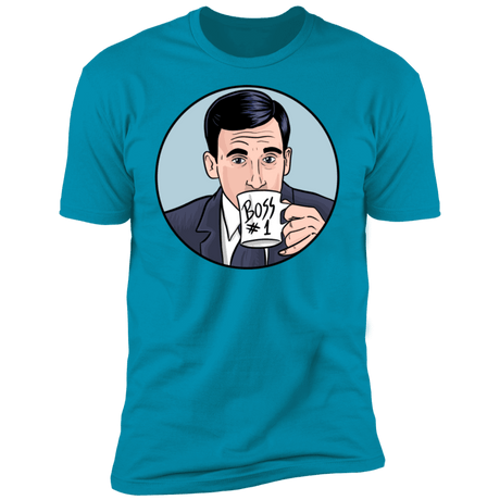 T-Shirts Turquoise / S Boss Number 1 Men's Premium T-Shirt