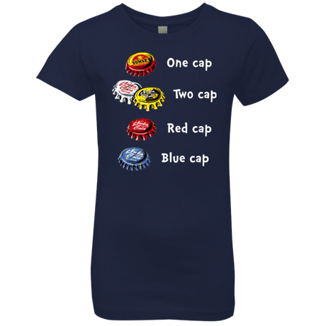 T-Shirts Midnight Navy / YXS Bottle Caps Fever Girls Premium T-Shirt