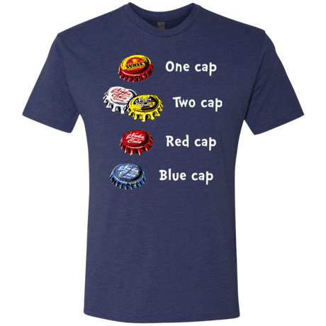 T-Shirts Vintage Navy / Small Bottle Caps Fever Men's Triblend T-Shirt