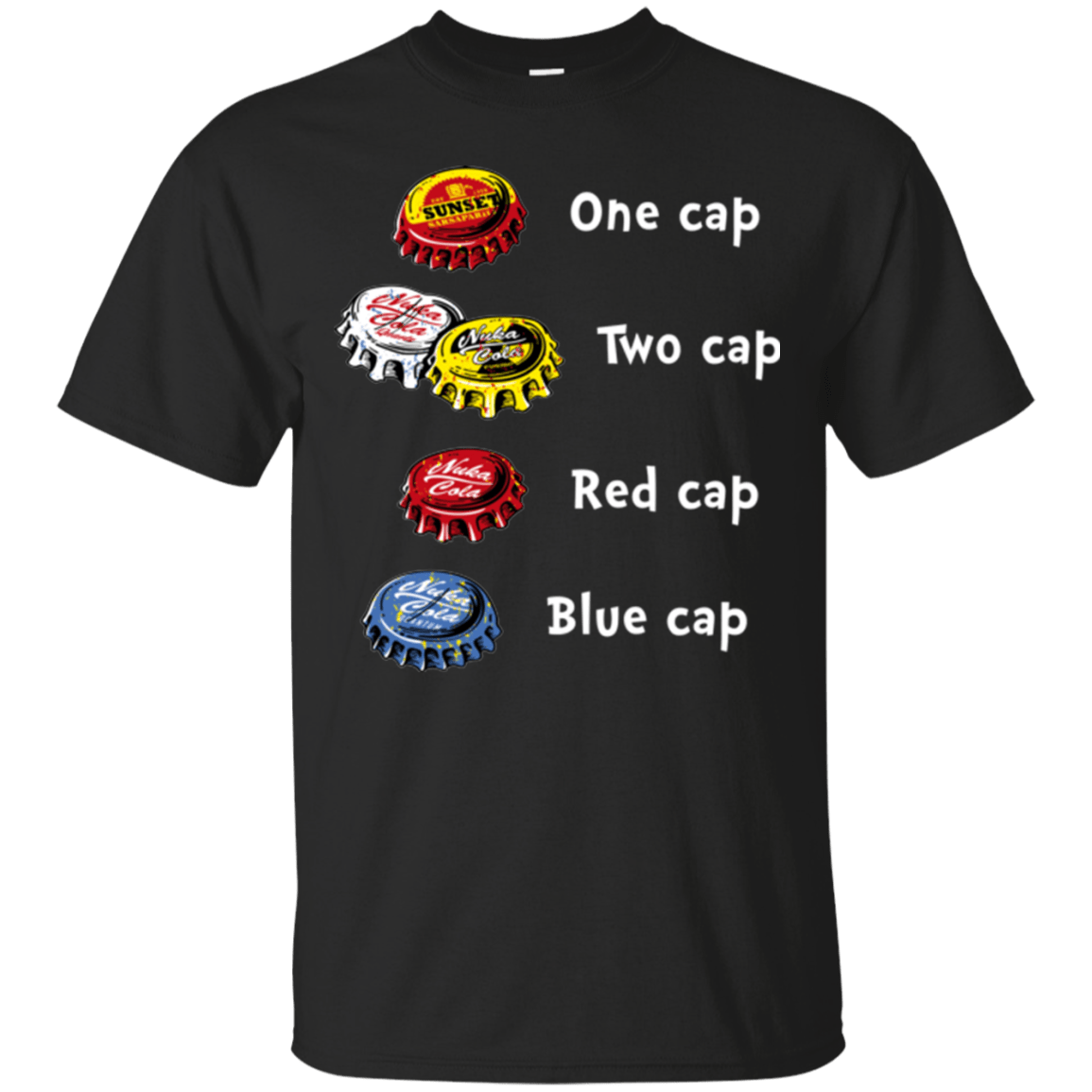 T-Shirts Black / Small Bottle Caps Fever T-Shirt