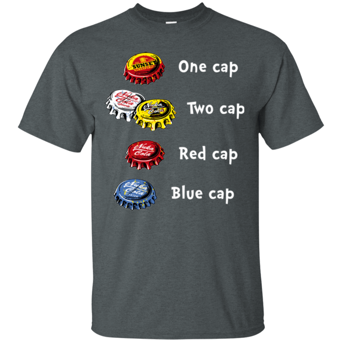 T-Shirts Dark Heather / Small Bottle Caps Fever T-Shirt