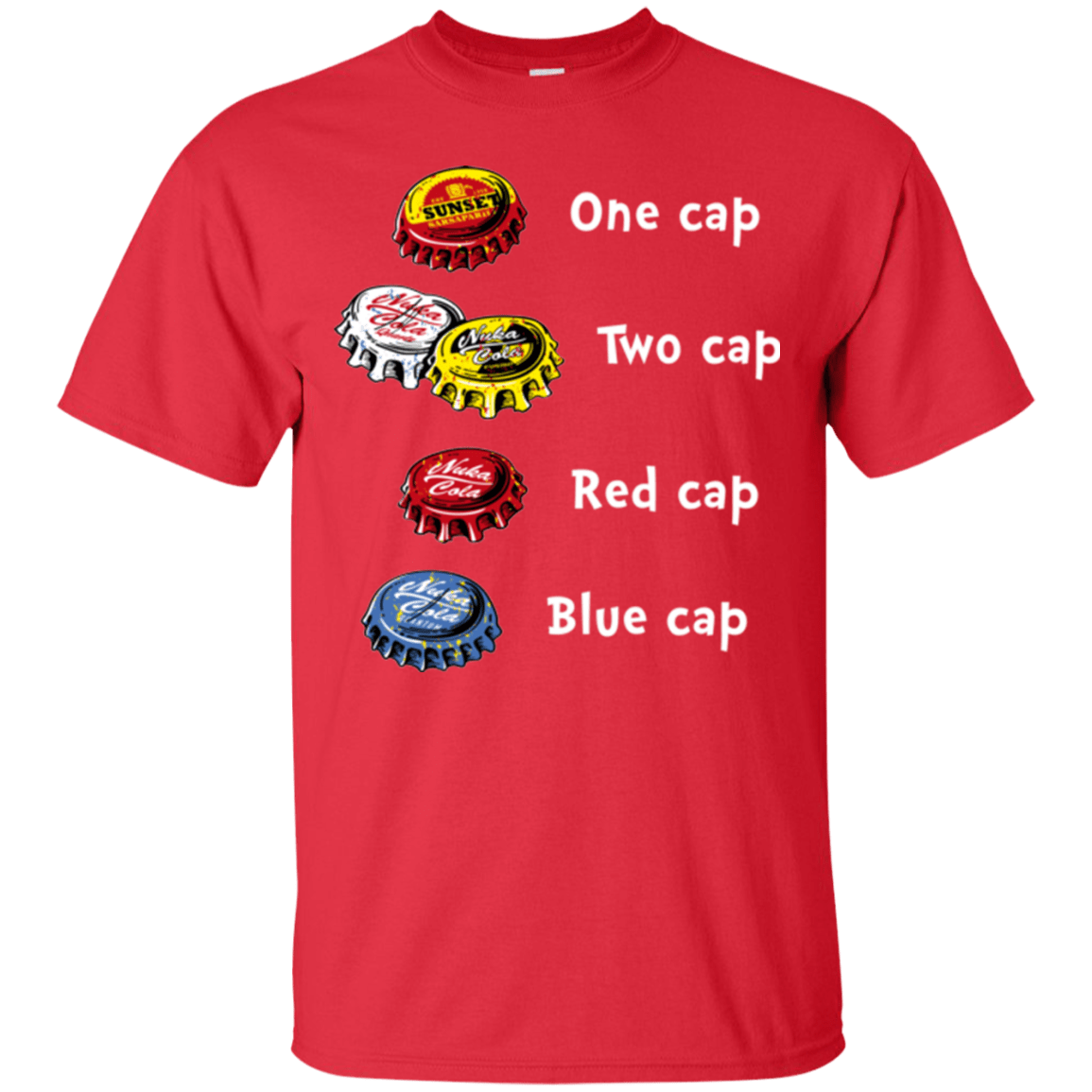 T-Shirts Red / Small Bottle Caps Fever T-Shirt
