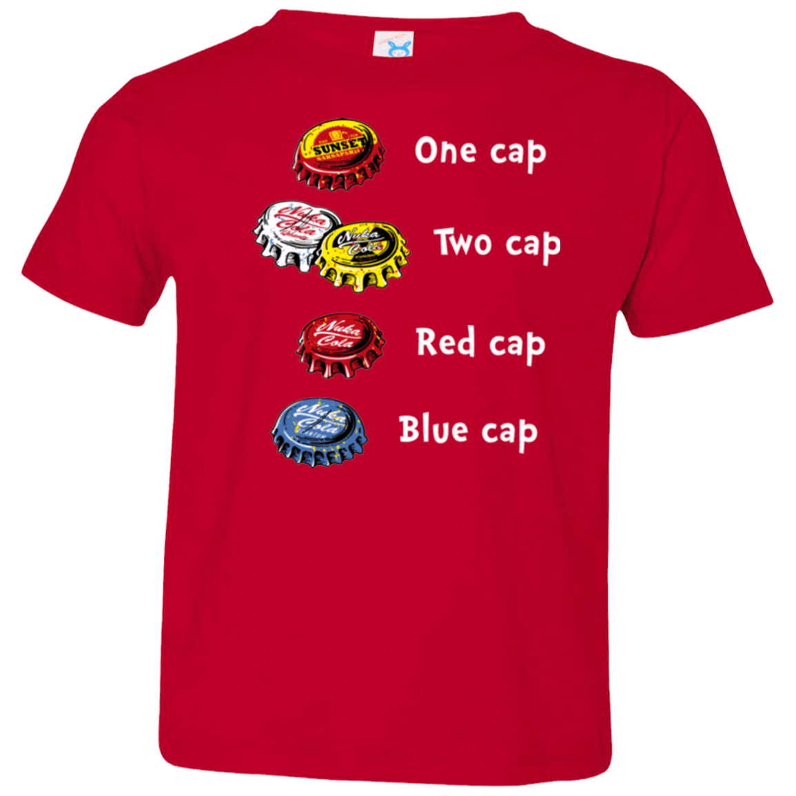 T-Shirts Red / 2T Bottle Caps Fever Toddler Premium T-Shirt