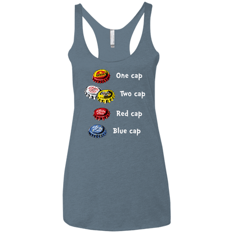 T-Shirts Indigo / X-Small Bottle Caps Fever Women's Triblend Racerback Tank