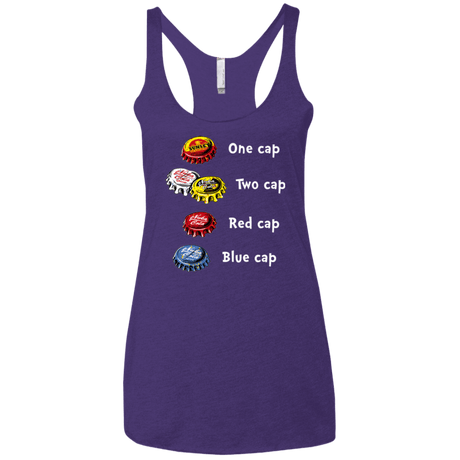 T-Shirts Purple / X-Small Bottle Caps Fever Women's Triblend Racerback Tank
