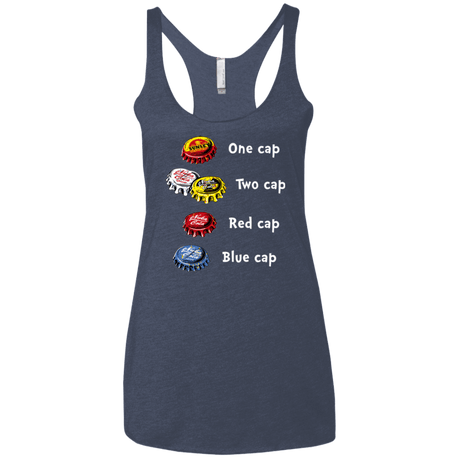 T-Shirts Vintage Navy / X-Small Bottle Caps Fever Women's Triblend Racerback Tank