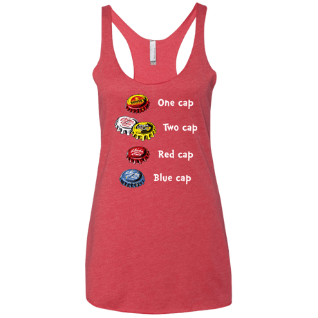 T-Shirts Vintage Red / X-Small Bottle Caps Fever Women's Triblend Racerback Tank
