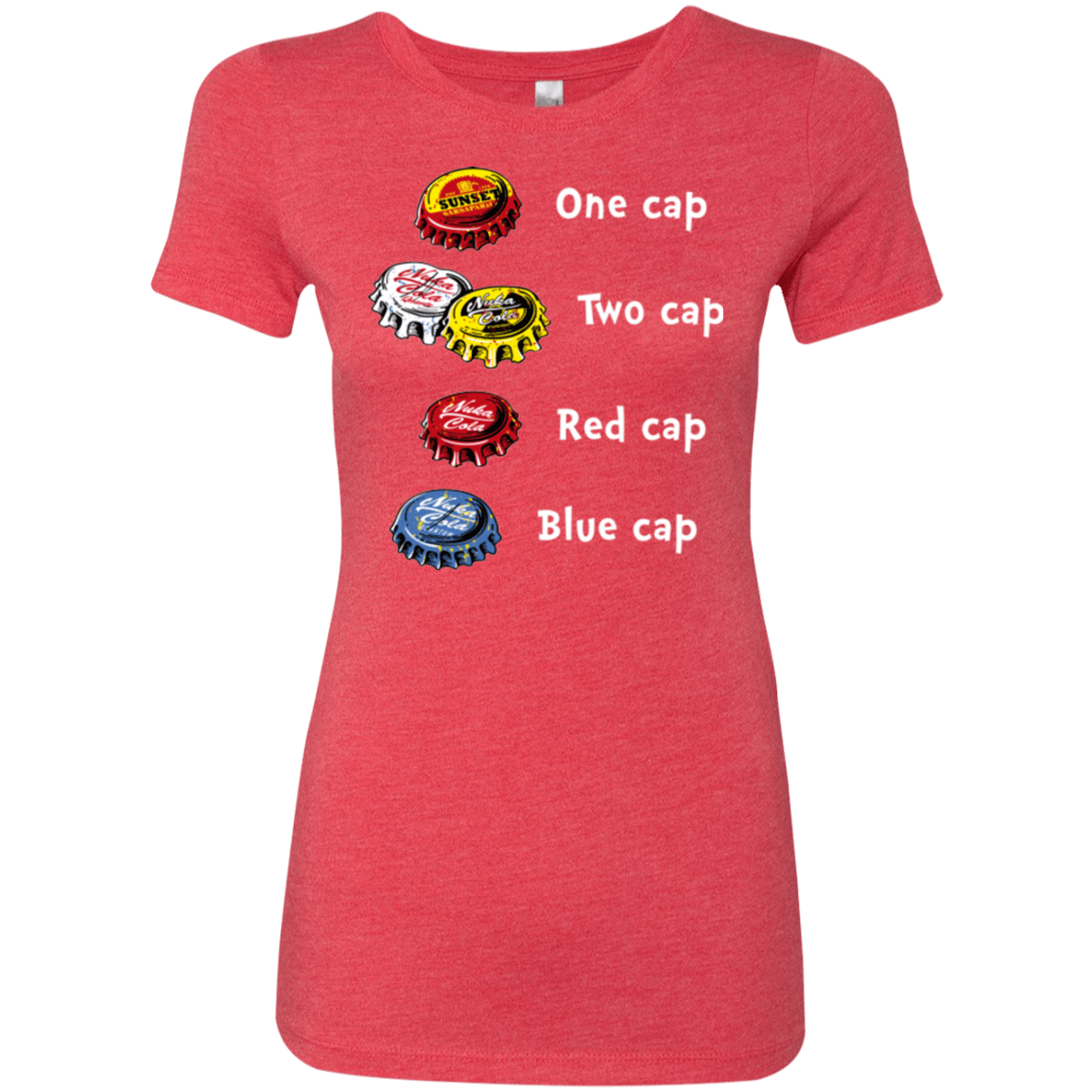 T-Shirts Vintage Red / Small Bottle Caps Fever Women's Triblend T-Shirt