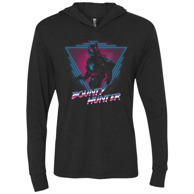 T-Shirts Vintage Black / X-Small Bounty Hunter (1) Triblend Long Sleeve Hoodie Tee