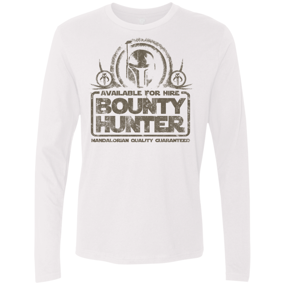 T-Shirts White / Small bounty hunter 2 Men's Premium Long Sleeve