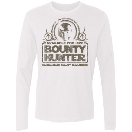 T-Shirts White / Small bounty hunter 2 Men's Premium Long Sleeve