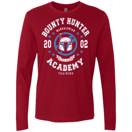T-Shirts Cardinal / Small Bounty Hunter Academy 02 Men's Premium Long Sleeve