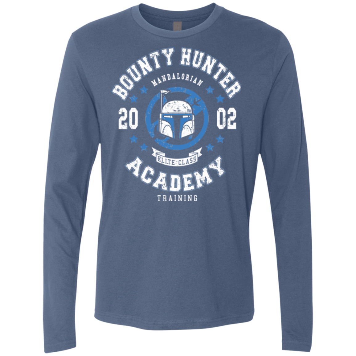 T-Shirts Indigo / Small Bounty Hunter Academy 02 Men's Premium Long Sleeve