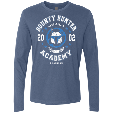 T-Shirts Indigo / Small Bounty Hunter Academy 02 Men's Premium Long Sleeve