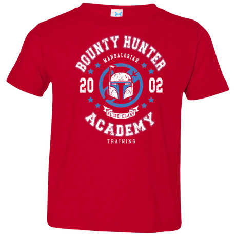 T-Shirts Red / 2T Bounty Hunter Academy 02 Toddler Premium T-Shirt