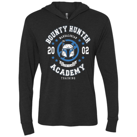 T-Shirts Vintage Black / X-Small Bounty Hunter Academy 02 Triblend Long Sleeve Hoodie Tee