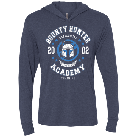 T-Shirts Vintage Navy / X-Small Bounty Hunter Academy 02 Triblend Long Sleeve Hoodie Tee