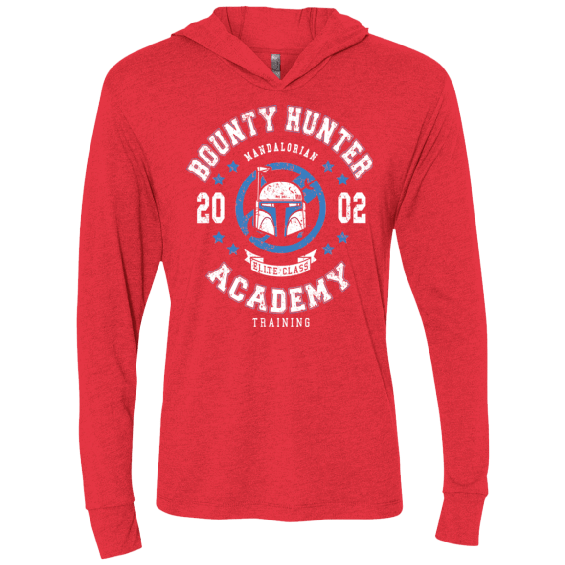 T-Shirts Vintage Red / X-Small Bounty Hunter Academy 02 Triblend Long Sleeve Hoodie Tee