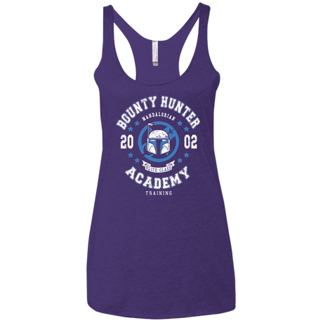 T-Shirts Purple / X-Small Bounty Hunter Academy 02 Women's Triblend Racerback Tank