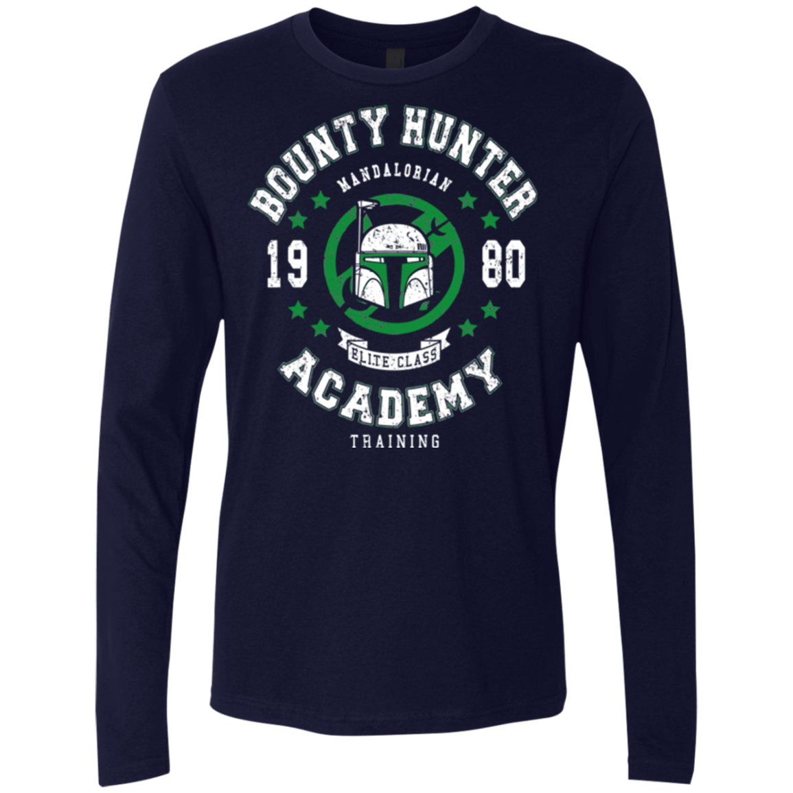 T-Shirts Midnight Navy / Small Bounty Hunter Academy 80 Men's Premium Long Sleeve