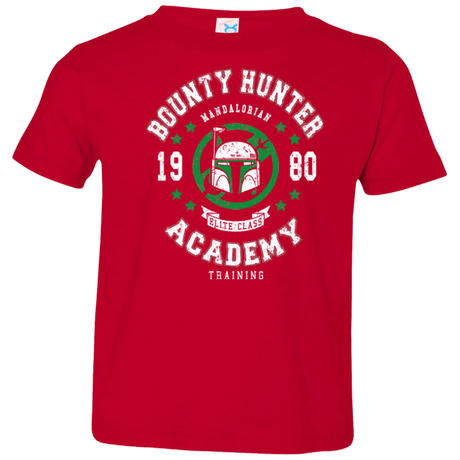 T-Shirts Red / 2T Bounty Hunter Academy 80 Toddler Premium T-Shirt