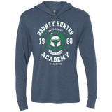 T-Shirts Indigo / X-Small Bounty Hunter Academy 80 Triblend Long Sleeve Hoodie Tee