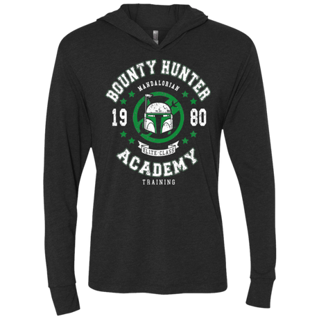 T-Shirts Vintage Black / X-Small Bounty Hunter Academy 80 Triblend Long Sleeve Hoodie Tee
