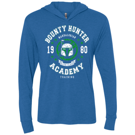T-Shirts Vintage Royal / X-Small Bounty Hunter Academy 80 Triblend Long Sleeve Hoodie Tee