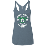 T-Shirts Indigo / X-Small Bounty Hunter Academy 80 Women's Triblend Racerback Tank