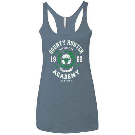 T-Shirts Indigo / X-Small Bounty Hunter Academy 80 Women's Triblend Racerback Tank