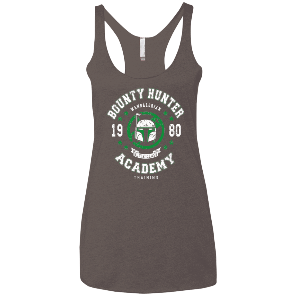 T-Shirts Macchiato / X-Small Bounty Hunter Academy 80 Women's Triblend Racerback Tank