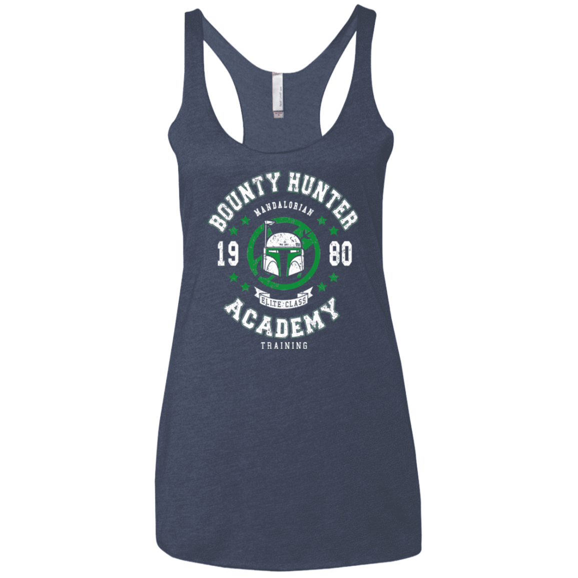 T-Shirts Vintage Navy / X-Small Bounty Hunter Academy 80 Women's Triblend Racerback Tank