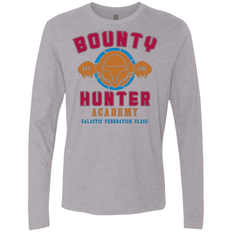 T-Shirts Heather Grey / Small Bounty Hunter Academy Men's Premium Long Sleeve