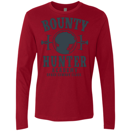 T-Shirts Cardinal / Small Bounty Hunter Academy V3 Men's Premium Long Sleeve