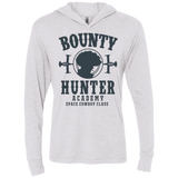 T-Shirts Heather White / X-Small Bounty Hunter Academy V3 Triblend Long Sleeve Hoodie Tee
