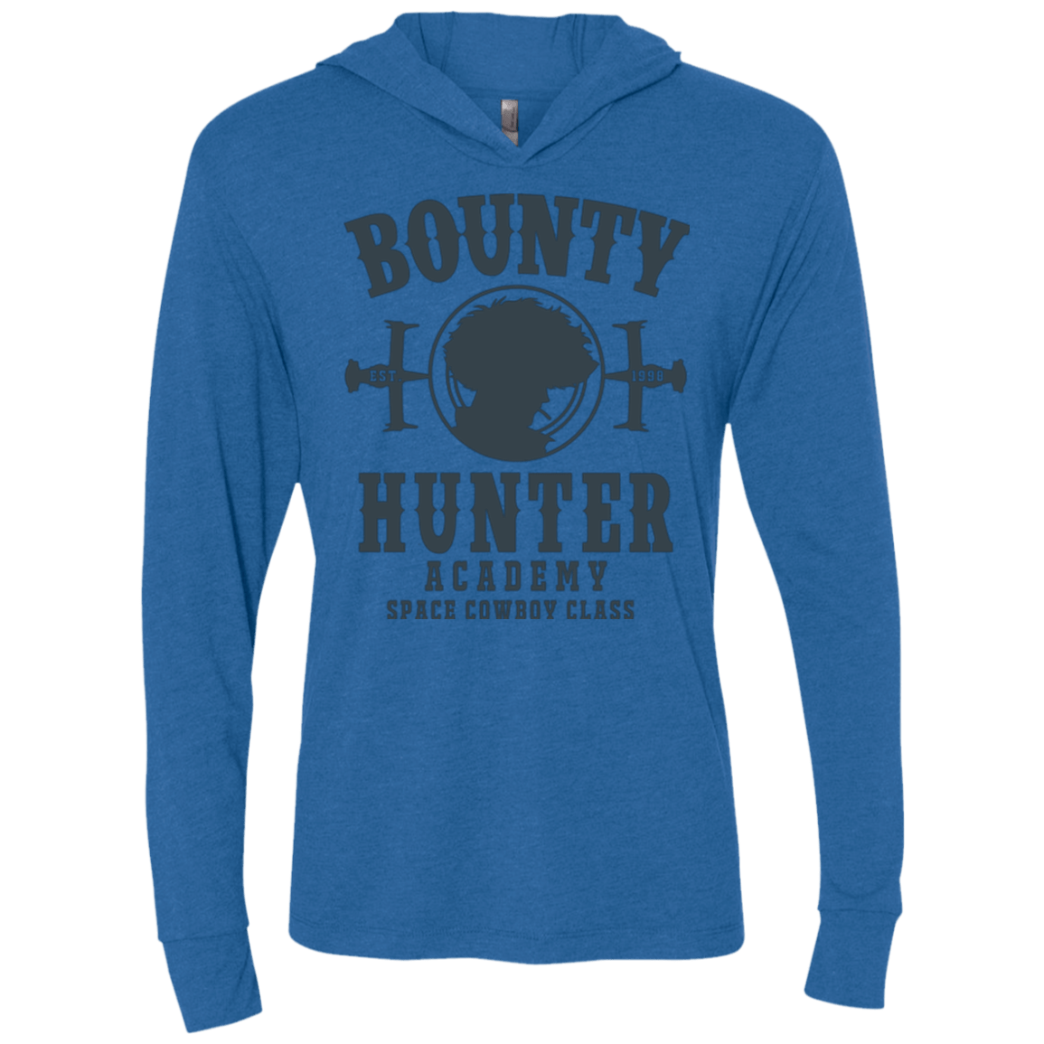 T-Shirts Vintage Royal / X-Small Bounty Hunter Academy V3 Triblend Long Sleeve Hoodie Tee