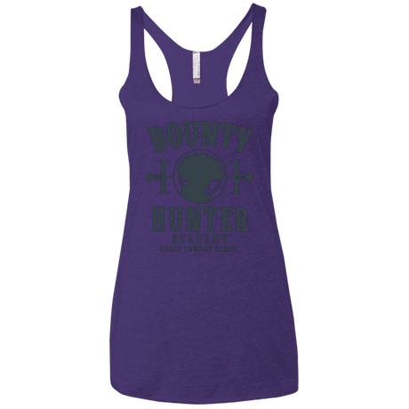 T-Shirts Purple / X-Small Bounty Hunter Academy V3 Women's Triblend Racerback Tank